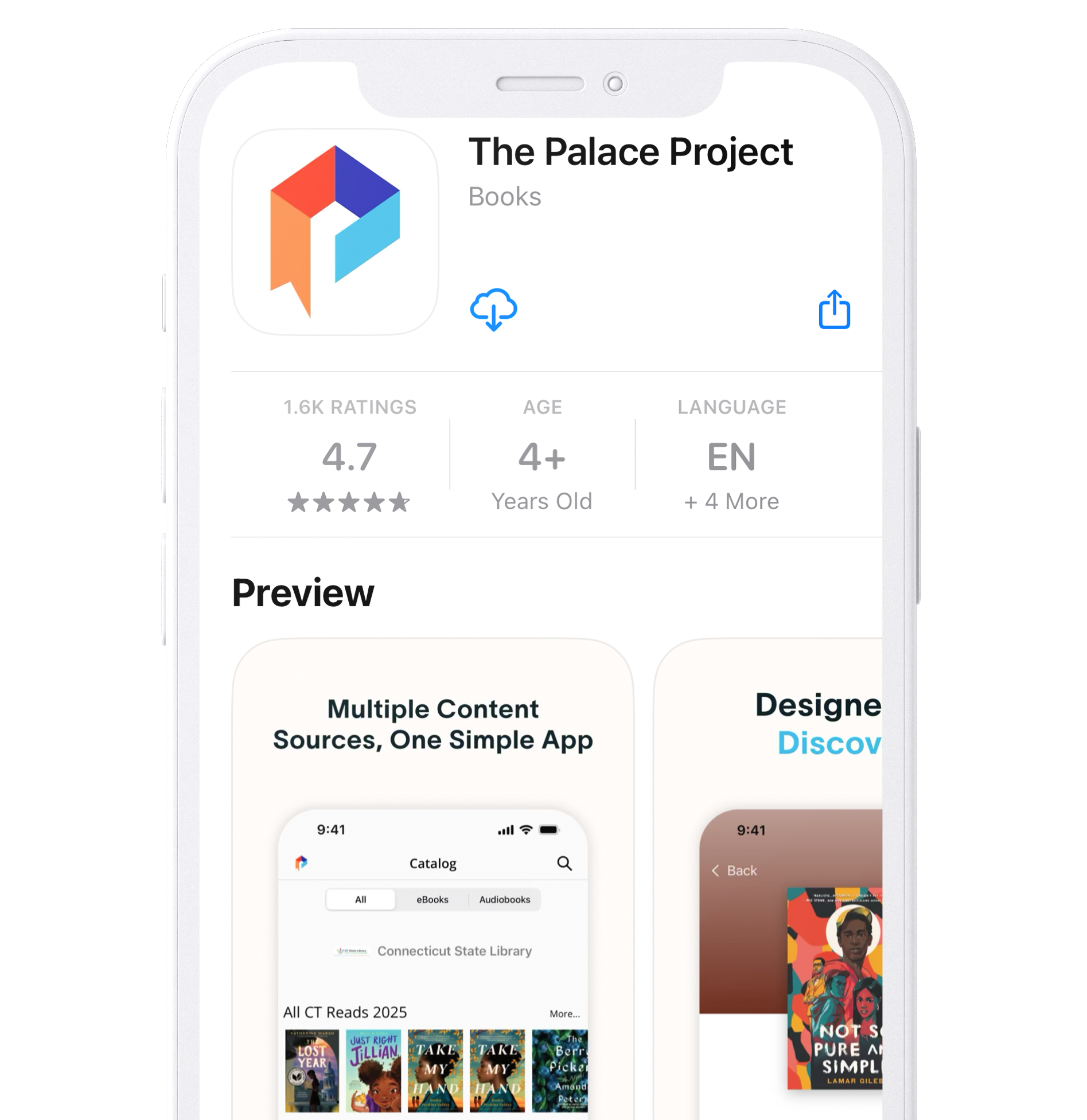 Preview of Palace App Download on Smartphone